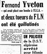 Фернан Ивтон – мученик алжирской свободы