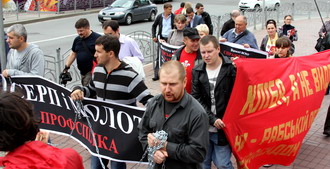 Euro 2012 Constructions Workers Protest (English)